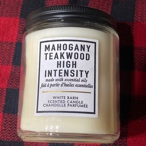 BBW Mahogany Teakwood High Intensity One Wick Candle